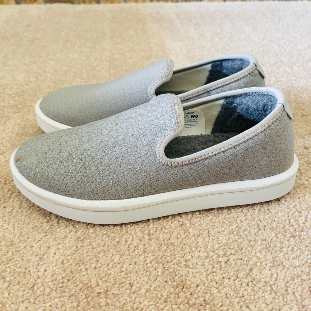 Allbirds Merino Wool Lounger Slip On Women's Sz 8 Gray Comfort Casual